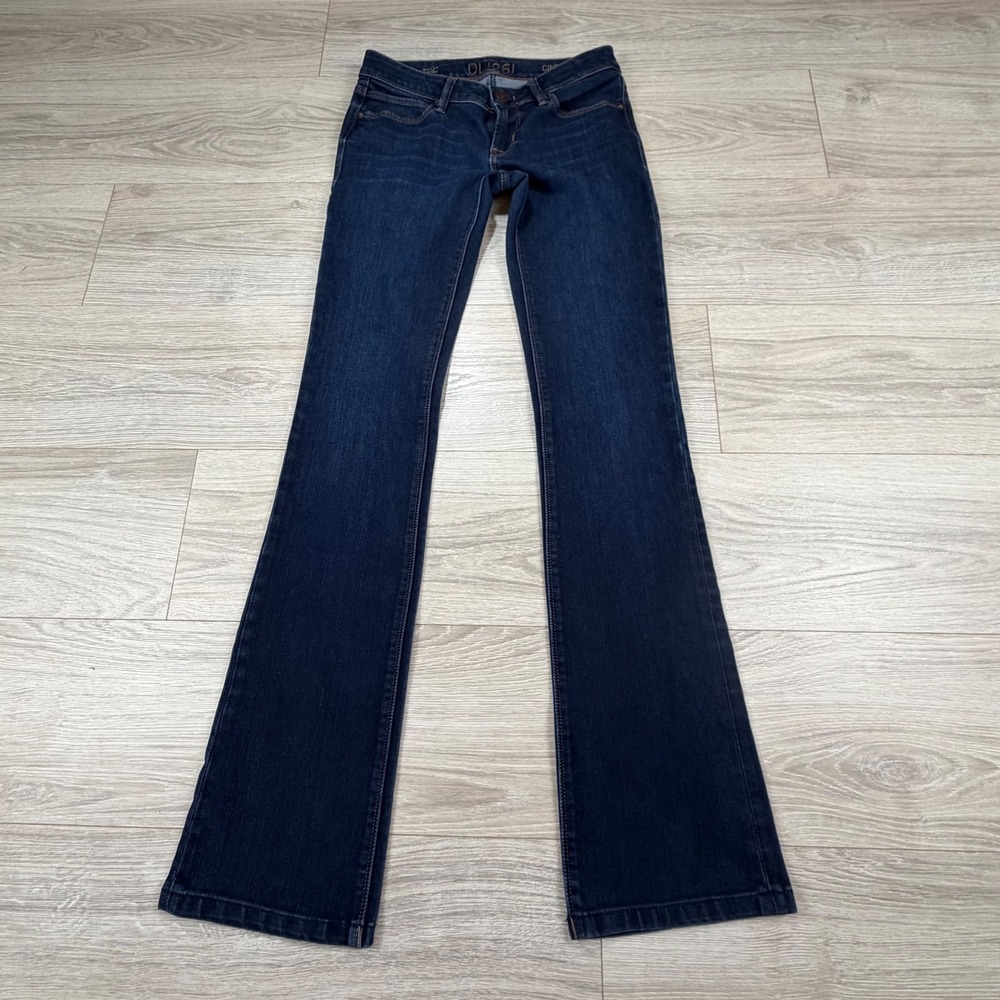 DL1961 Cindy Slim Boot Sonic Dark Wash Jeans‎ 4-Way Stretch 1496 Size 26